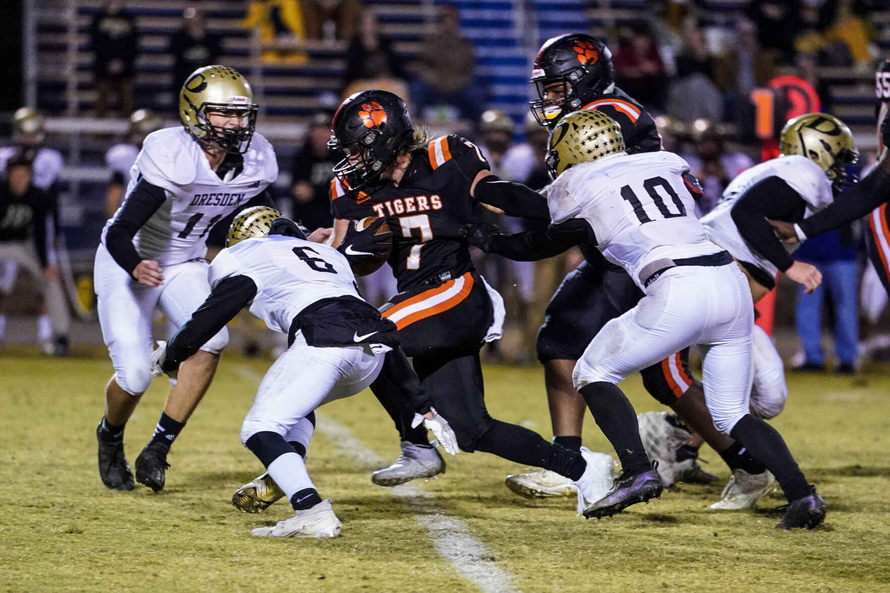 DSC04514 - Tiger Graham Pace (7) plows through the Dresden defense.jpg